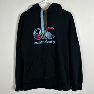 Canterbury Uglies Hoodie Y2K Mens's Size XL Hooded Sweatshirt Navy Blue Pocket